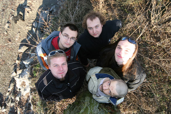 SLAX model 2006 (odshora ve smru hodinovch ruiek): Michal Regner, Honza Kavale, Marcel Jank, Tony Polk a Ji Vtovec